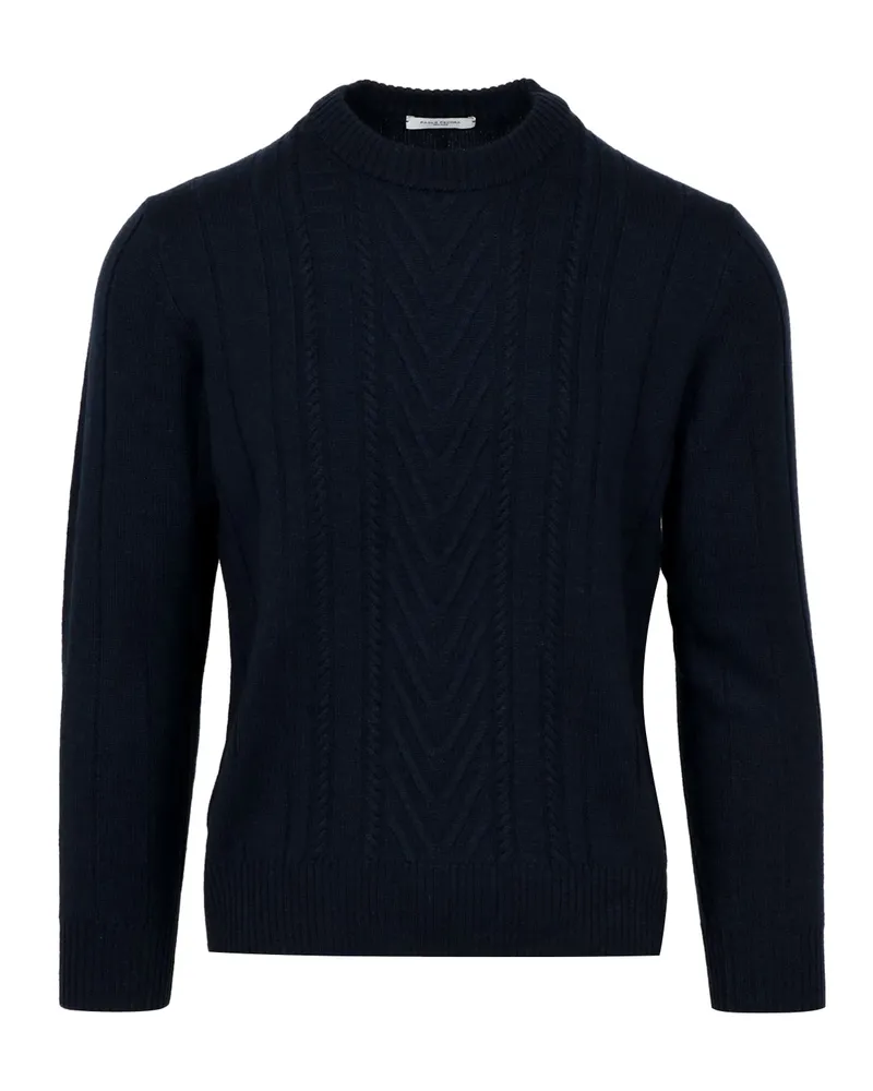 Paolo Pecora Milano Pullover blau Blue