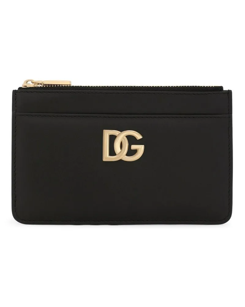 Dolce & Gabbana Brieftasche mit Reißverschluss Black