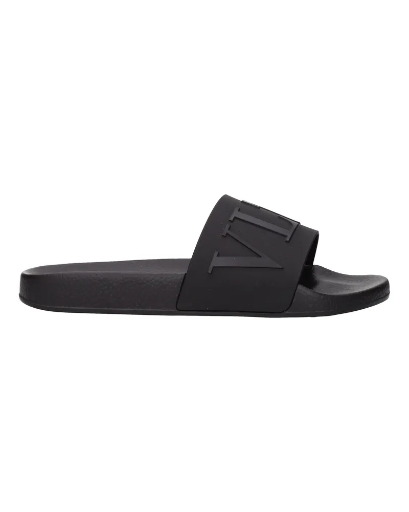 Valentino Garavani Hausschuhe und Hufe Männer Gummi schwarz/schwarz -
