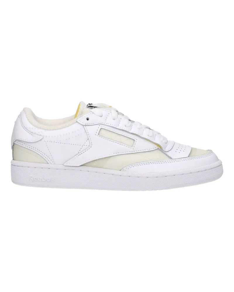 Maison Margiela Reebok Damens Weiße Stoff-Sneaker -