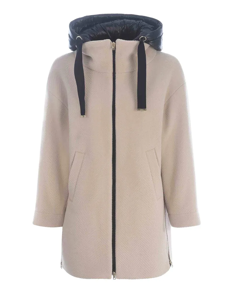 Herno Herno Wollmantel Beige