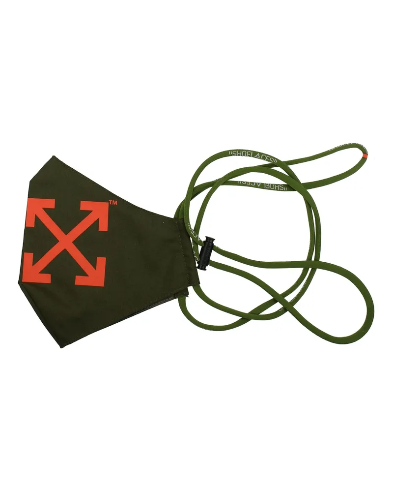 OFF-WHITE Off White Gesichtsmaske Herren Polyester Grün -