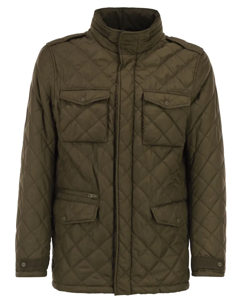 Herno Feldjacke mit Rautensteppung Military