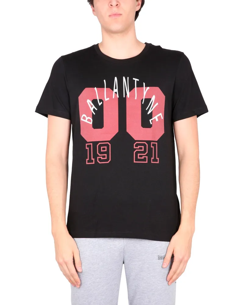 Ballantyne Crewneck T -Shirt Black