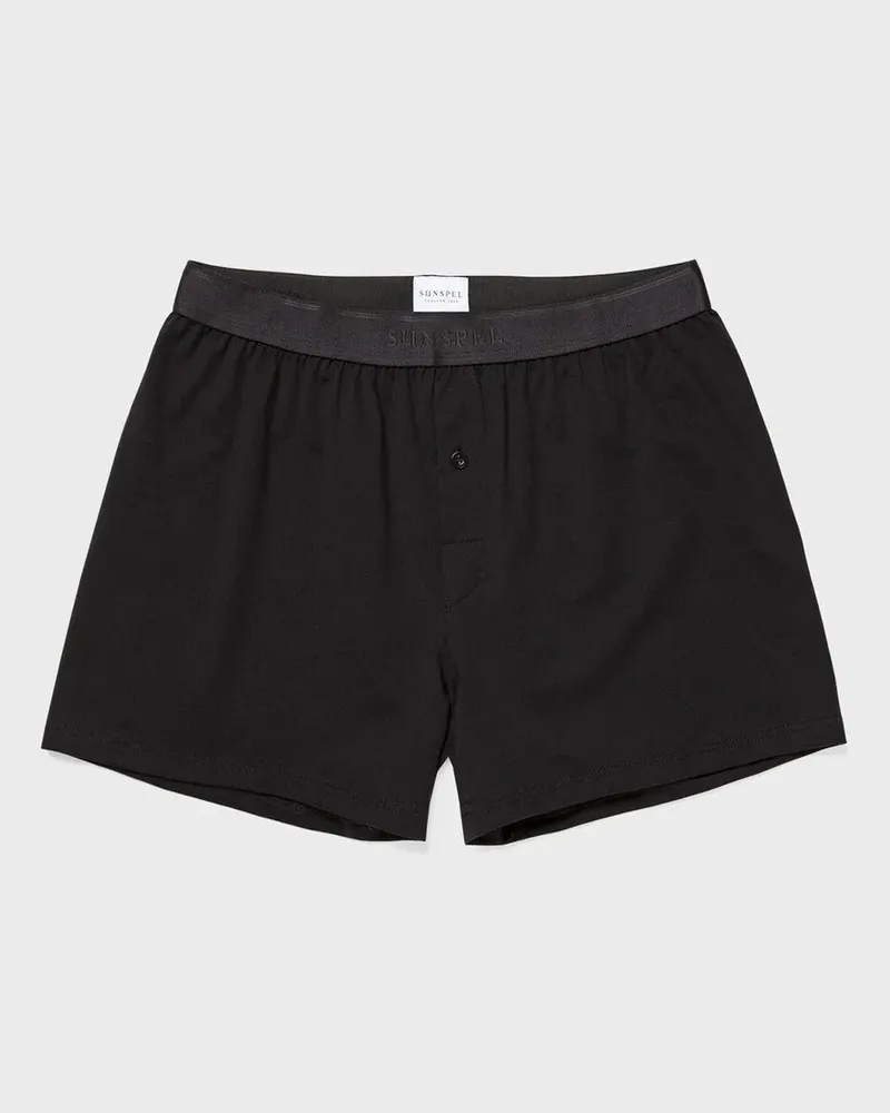 Sunspel Sonnenerpelshorts schwarz Black