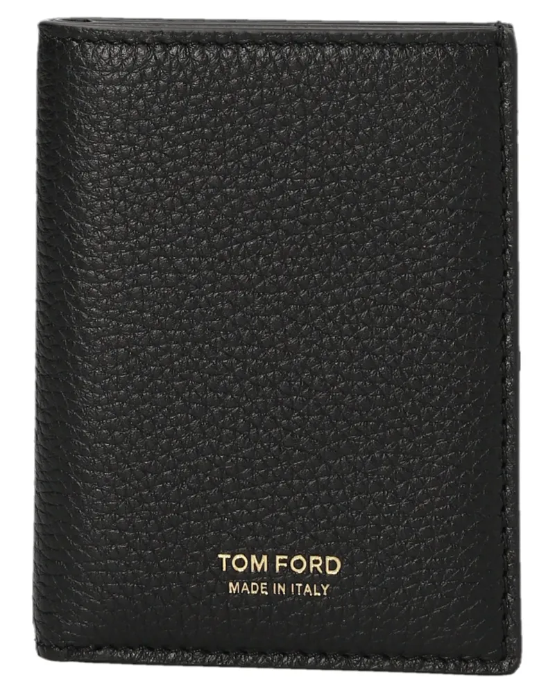 Tom Ford Logo Druckbrieftasche Schwarz
