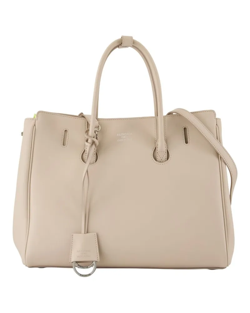Balenciaga Hampton trägt alle kleinen Handtaschen  Leder Beige Beige