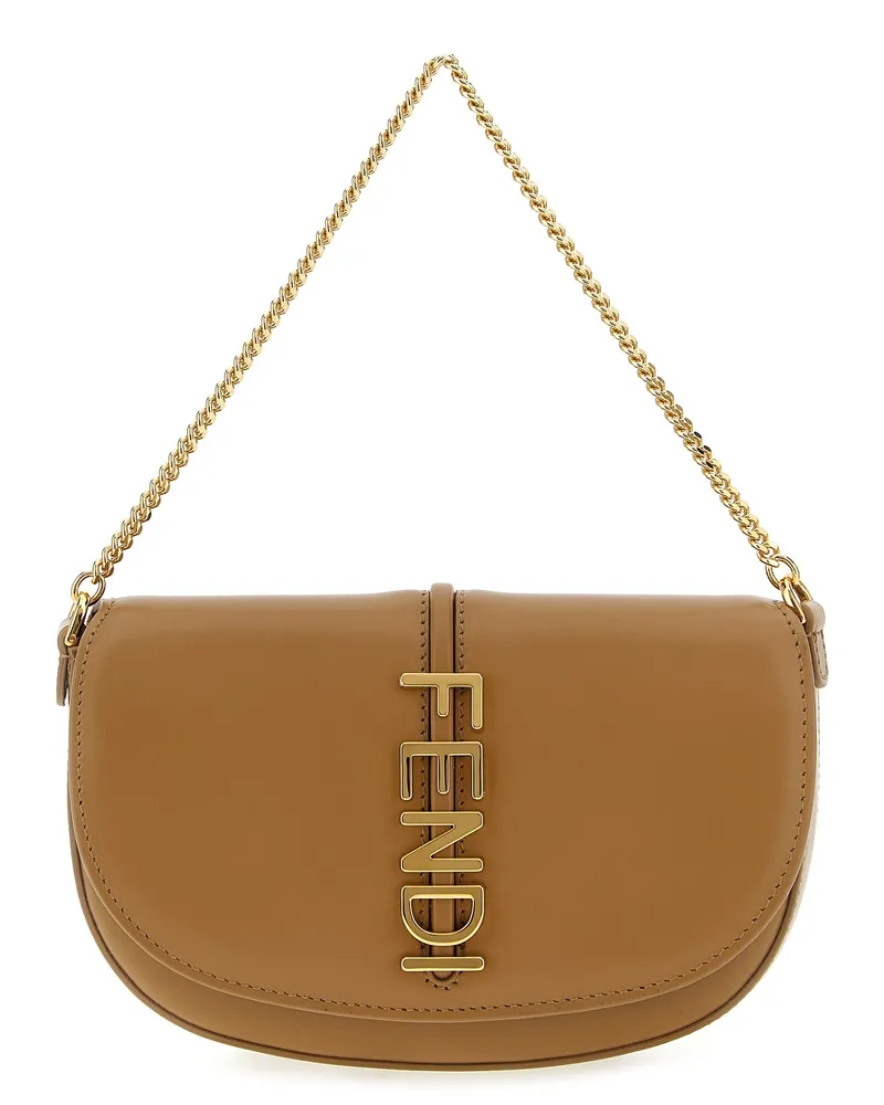 Fendi Fendigraphie' Brieftasche in der Kette Beige