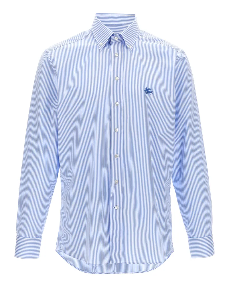 Etro Pegaso' gestreiftes Hemd Light