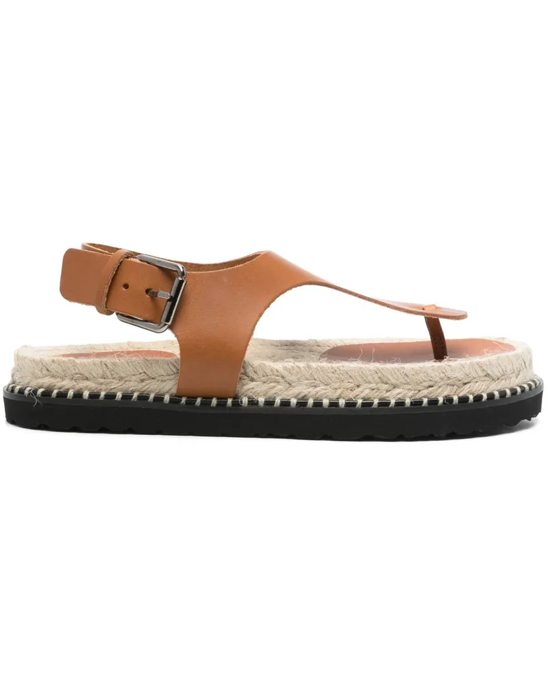 Castañer Tokio Leder Tanga Sandalen Leather