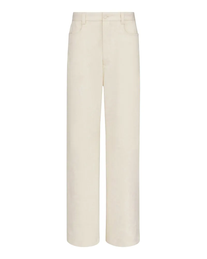 Dior Ikonen Chino -Hosen White