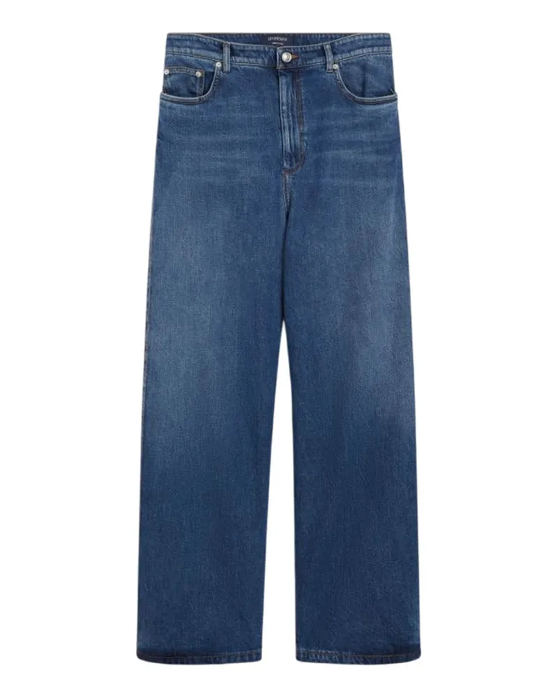 SPORTMAX Jeans mit weitem Bein, Mitternachtsblau Blue