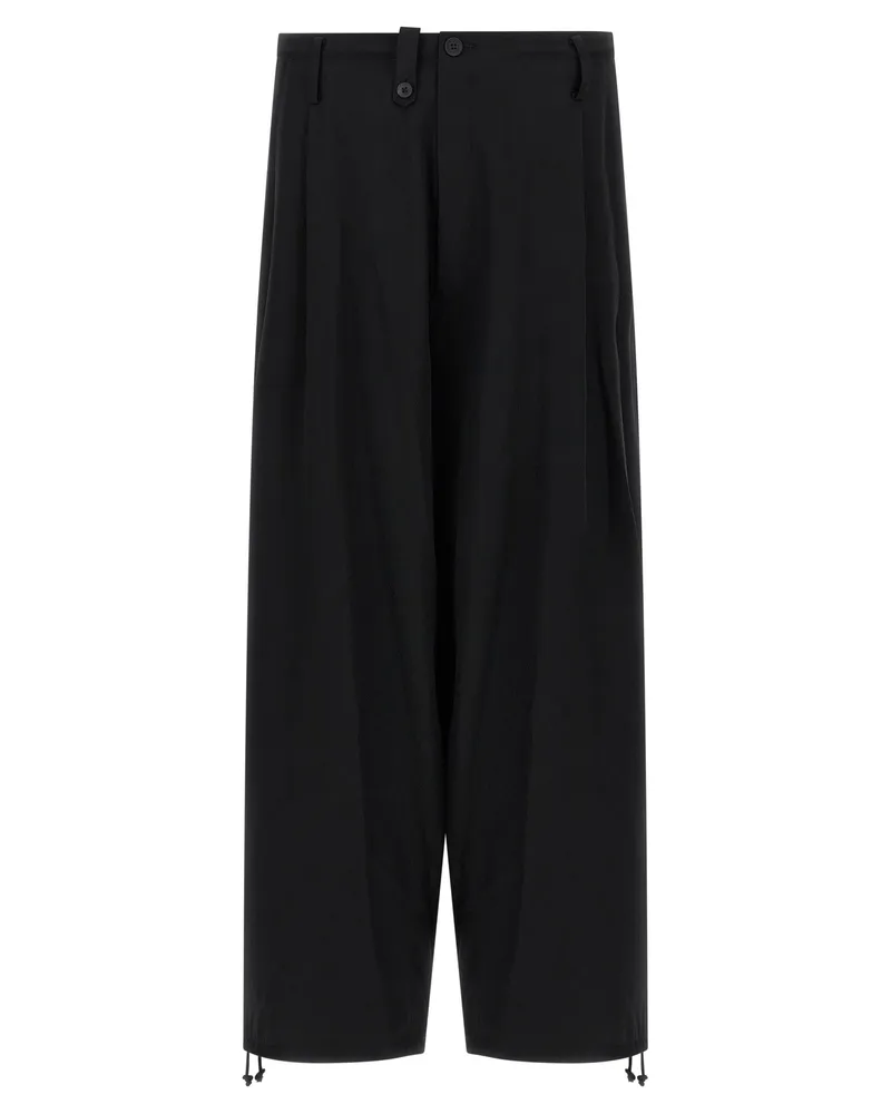 Yohji Yamamoto neue Standard -Brieftasche' Hosen Black