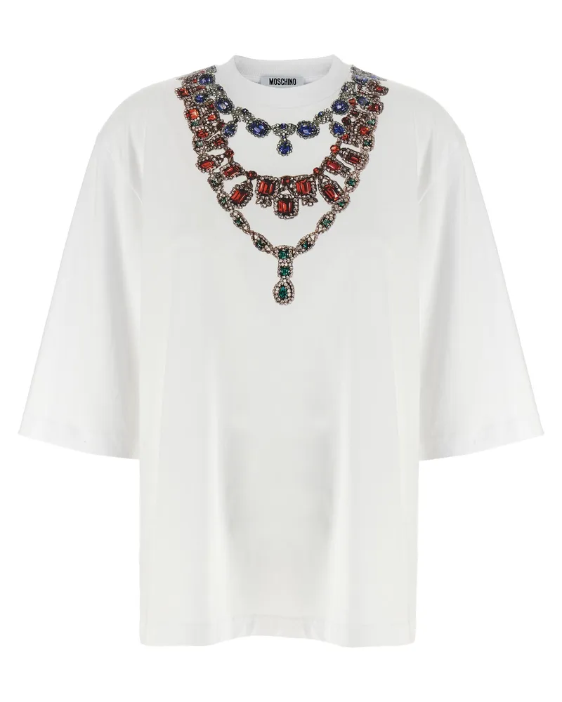 Moschino Jewel Print T -Shirt Multicolor