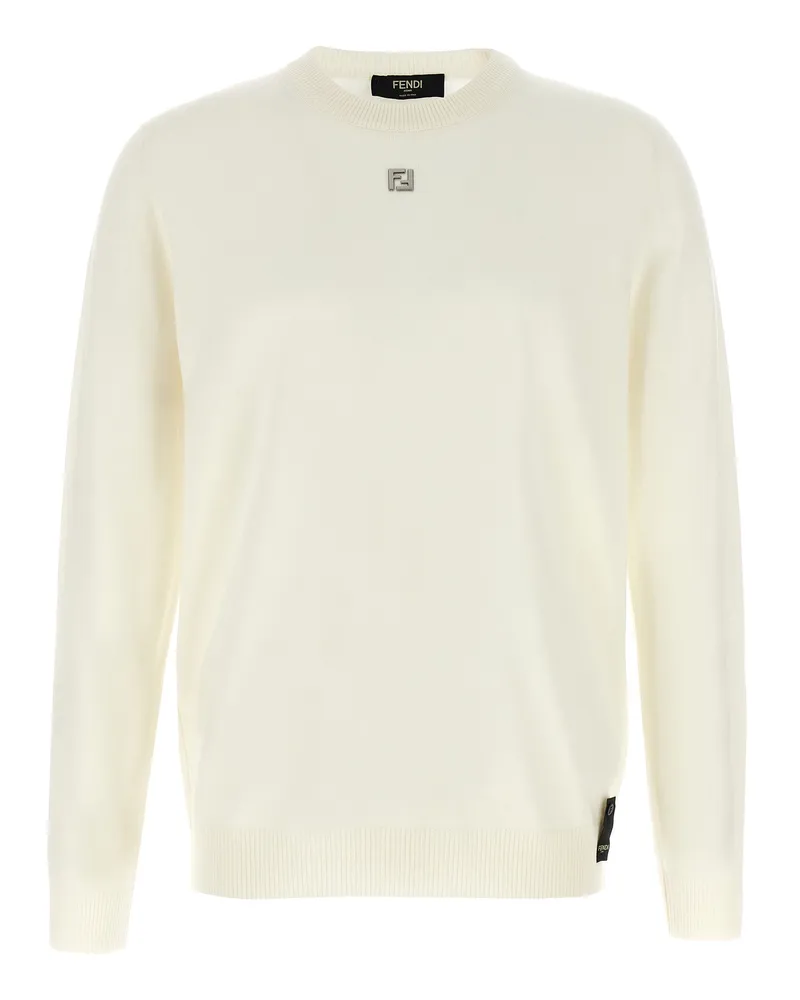 Fendi FF -Logo -Pullover White