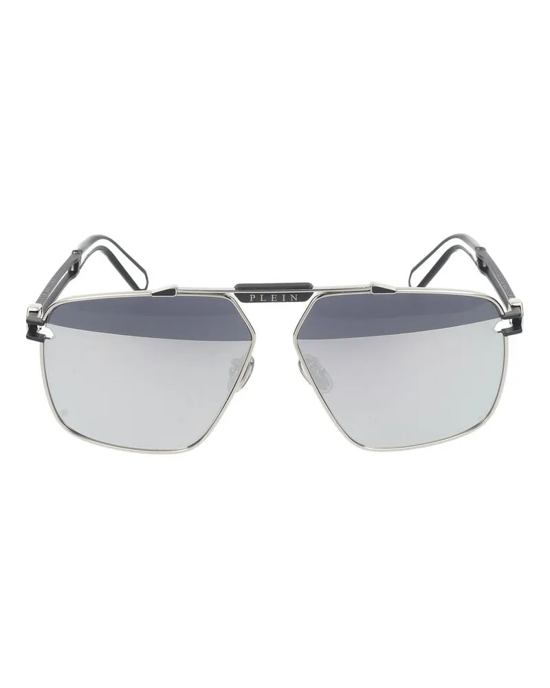 Philipp Plein Sonnenbrille  spp049 M K07 X Palladio Lucido C/Parti Nero Semilucido/11/145 K07x