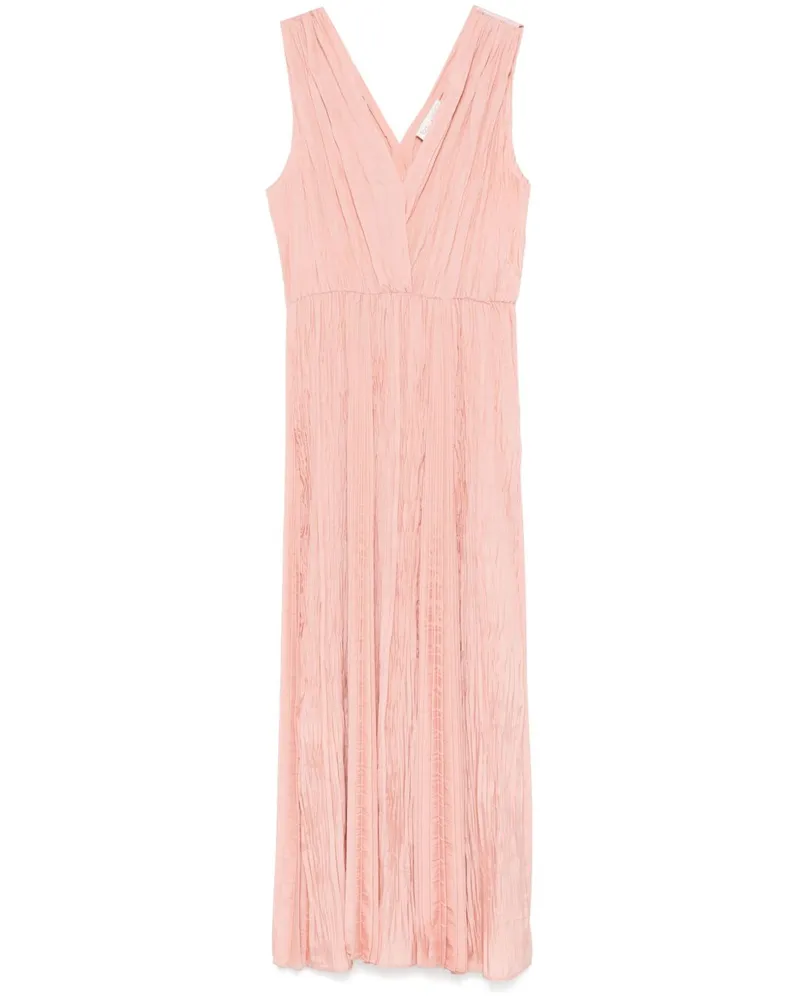 forte_forte Falten -langes Kleid Powder