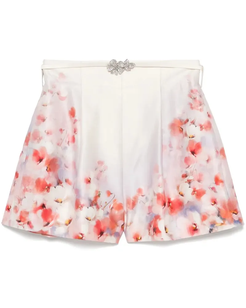 Zimmermann Crush Shorts Scarlet