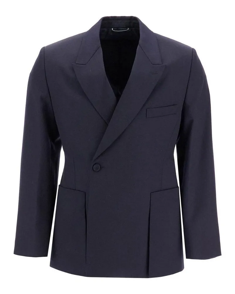 Dior Wool Blazerjacke Blue