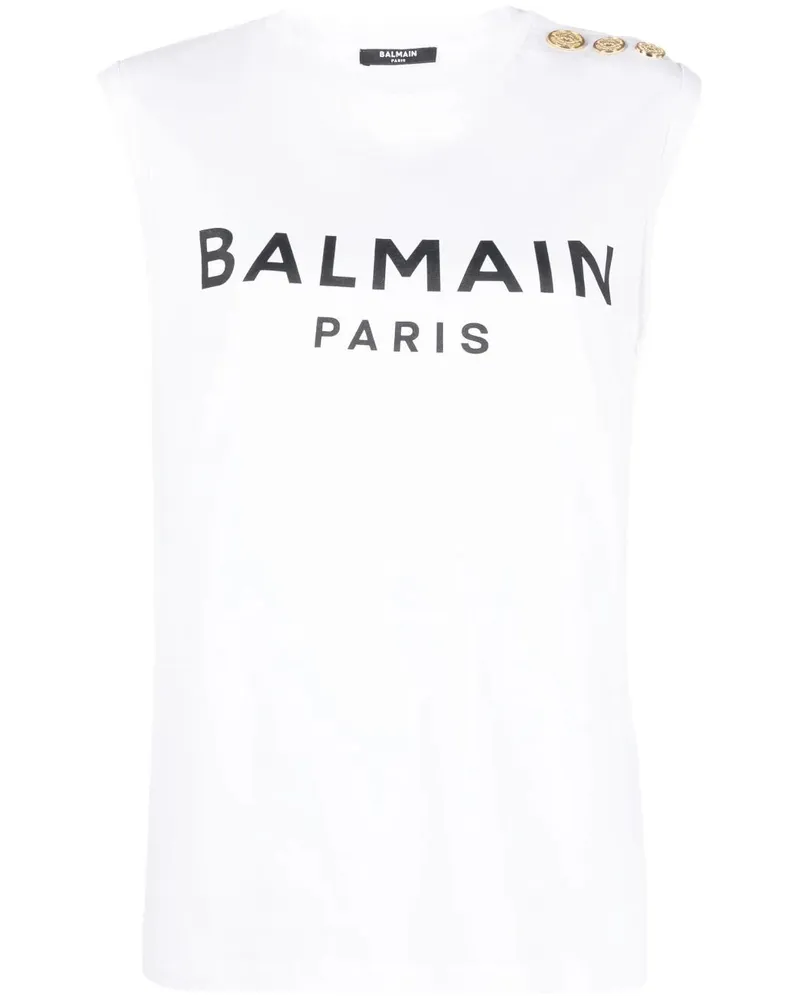 Balmain T -Shirt mit Druck Gab