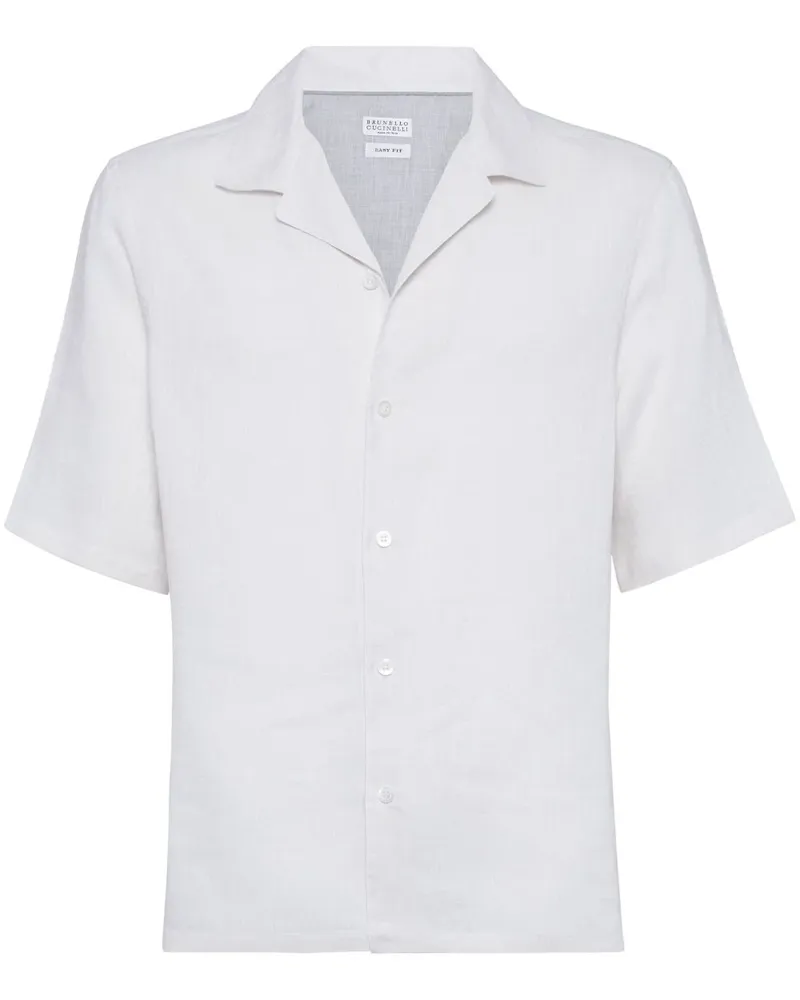 Brunello Cucinelli Leinenhemd Beige