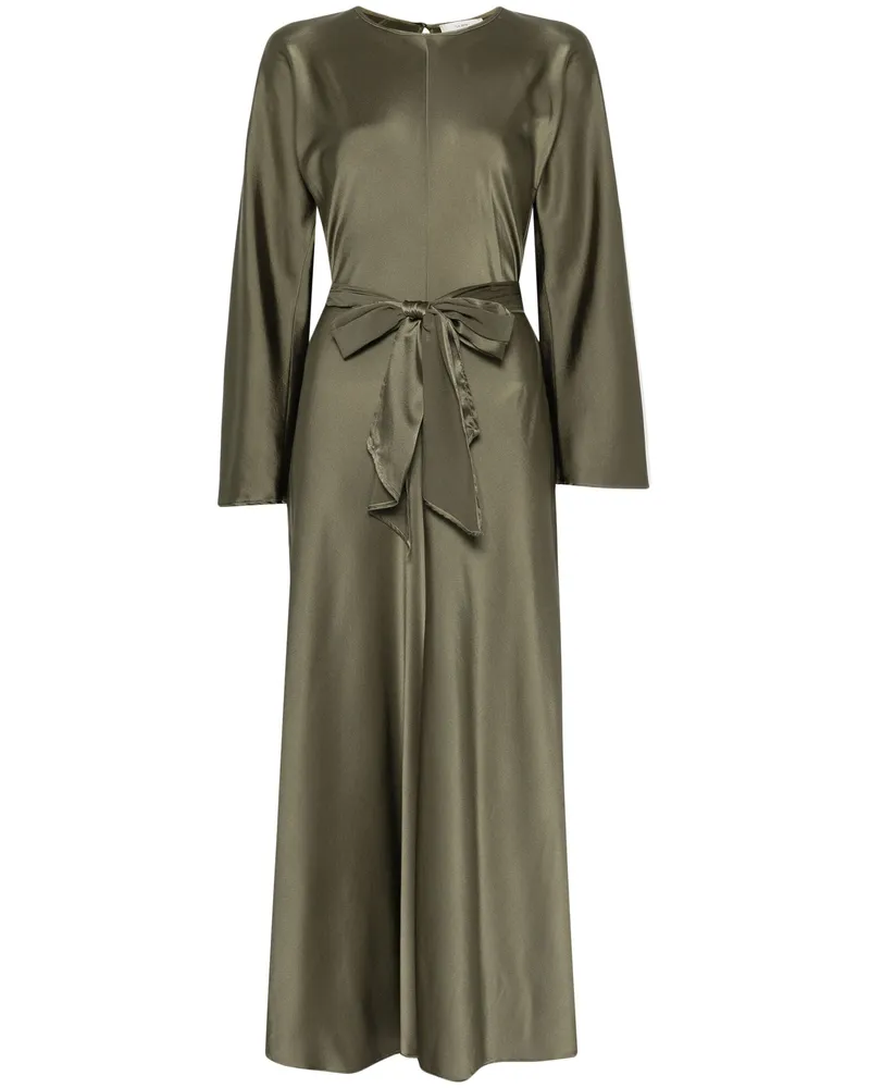 forte_forte Starkes starkes strecken schweres Satin -Sod -Schärpe -Kleid 
