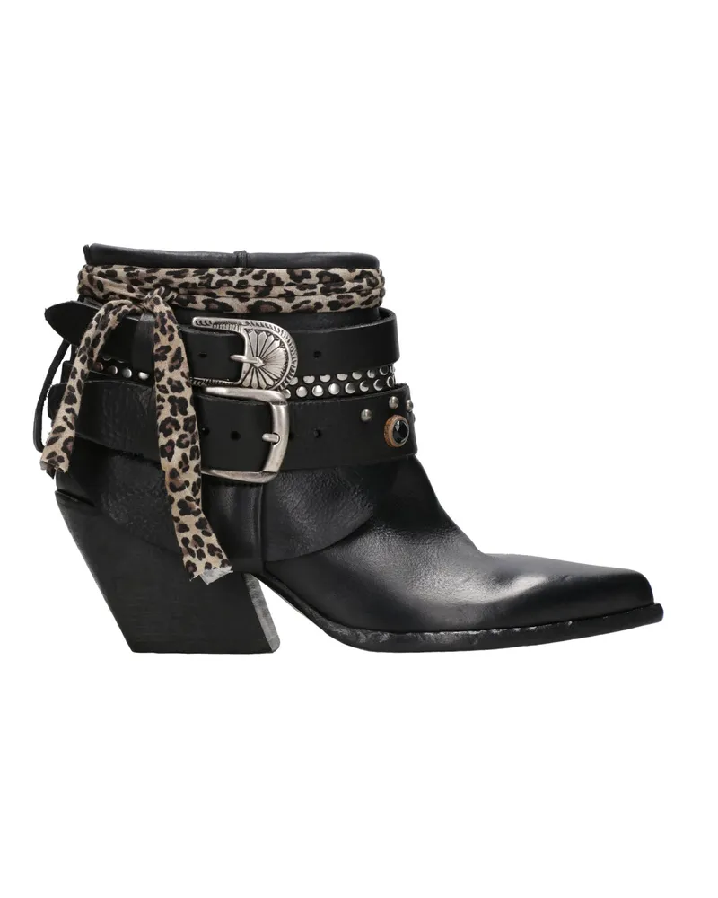 Elena Iachi Stiefel schwarz Black