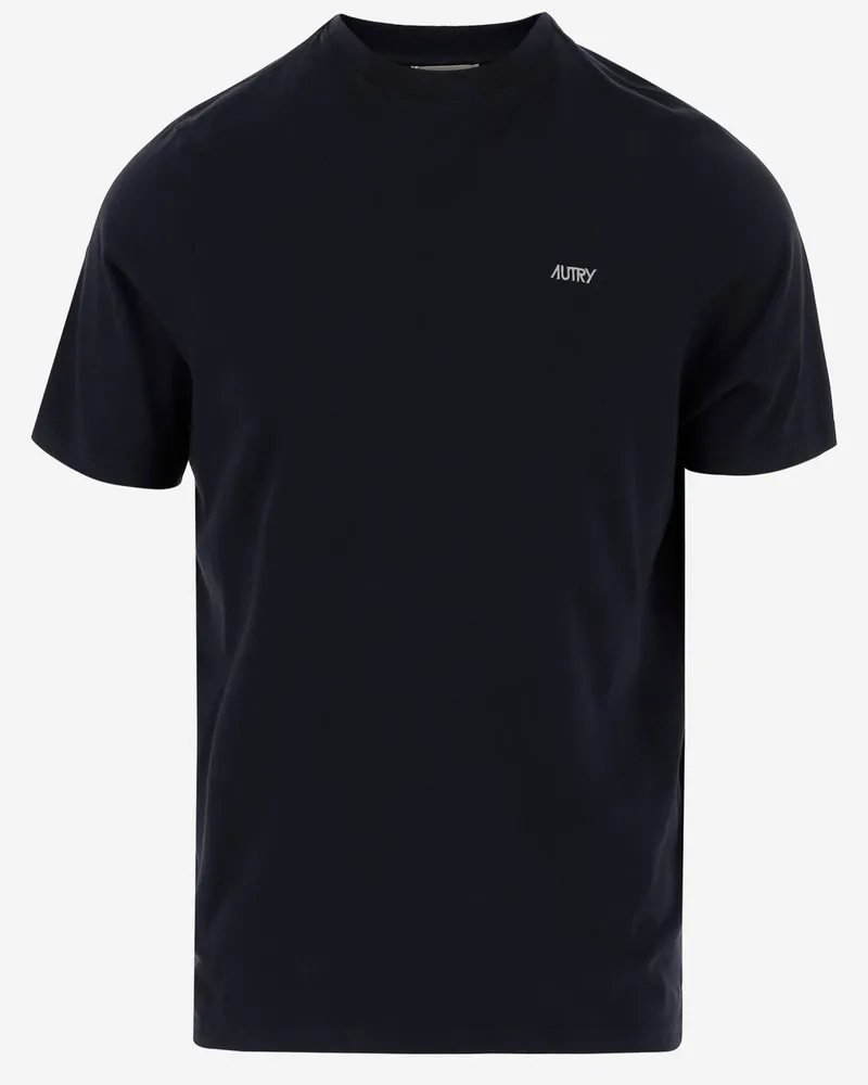 AUTRY Cotton T -Shirt mit Logo Blue