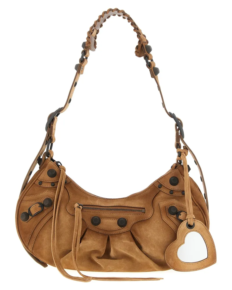 Balenciaga Le Cagole S' Umhängetasche Brown