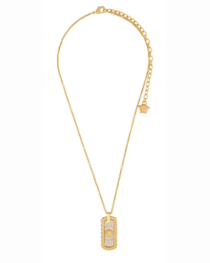 Versace Halskette mit Kristallen Gold