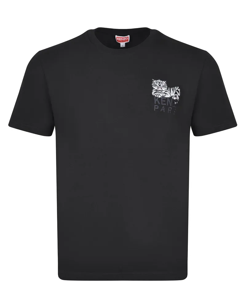 Kenzo T -Shirt aus Baumwolle Black
