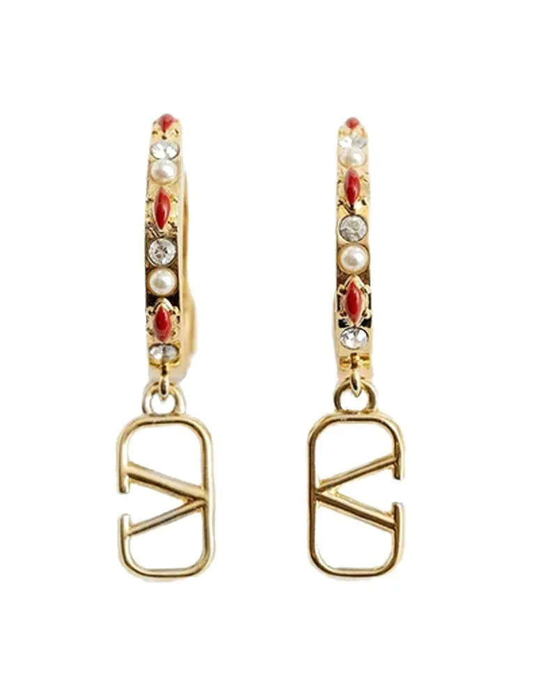 Valentino Garavani Valentino Garavani Hoop Ohrringe Gold