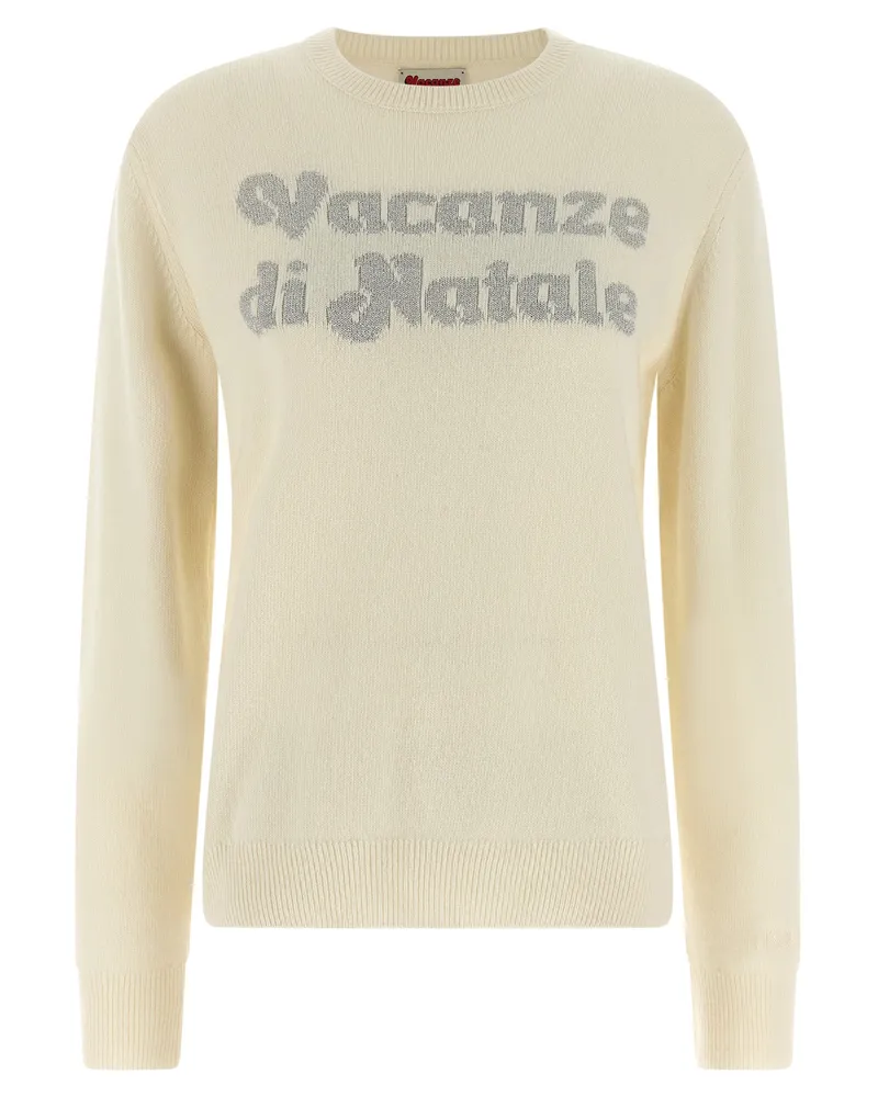 MC2 Saint Barth New Queen Vacanze di Natale' Sweater Limited Ed White