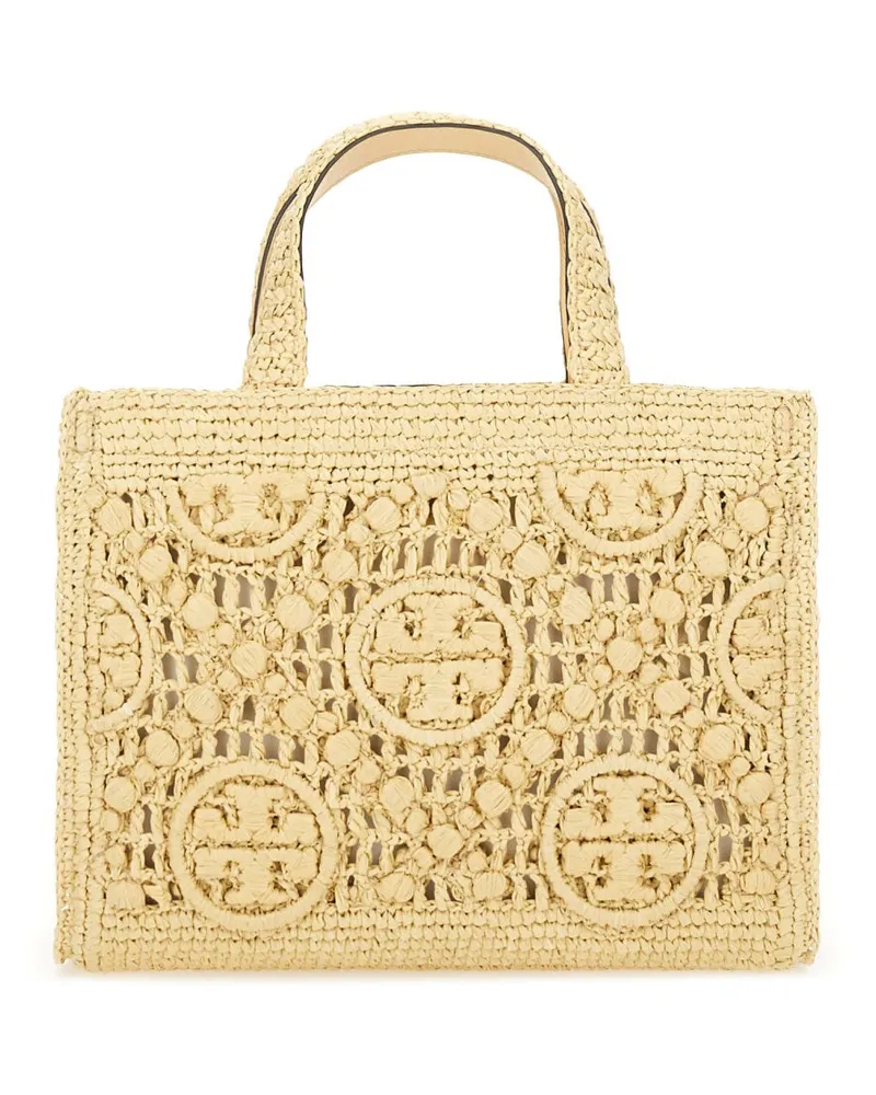 Tory Burch t Monogramm Einkaufstasche Beige