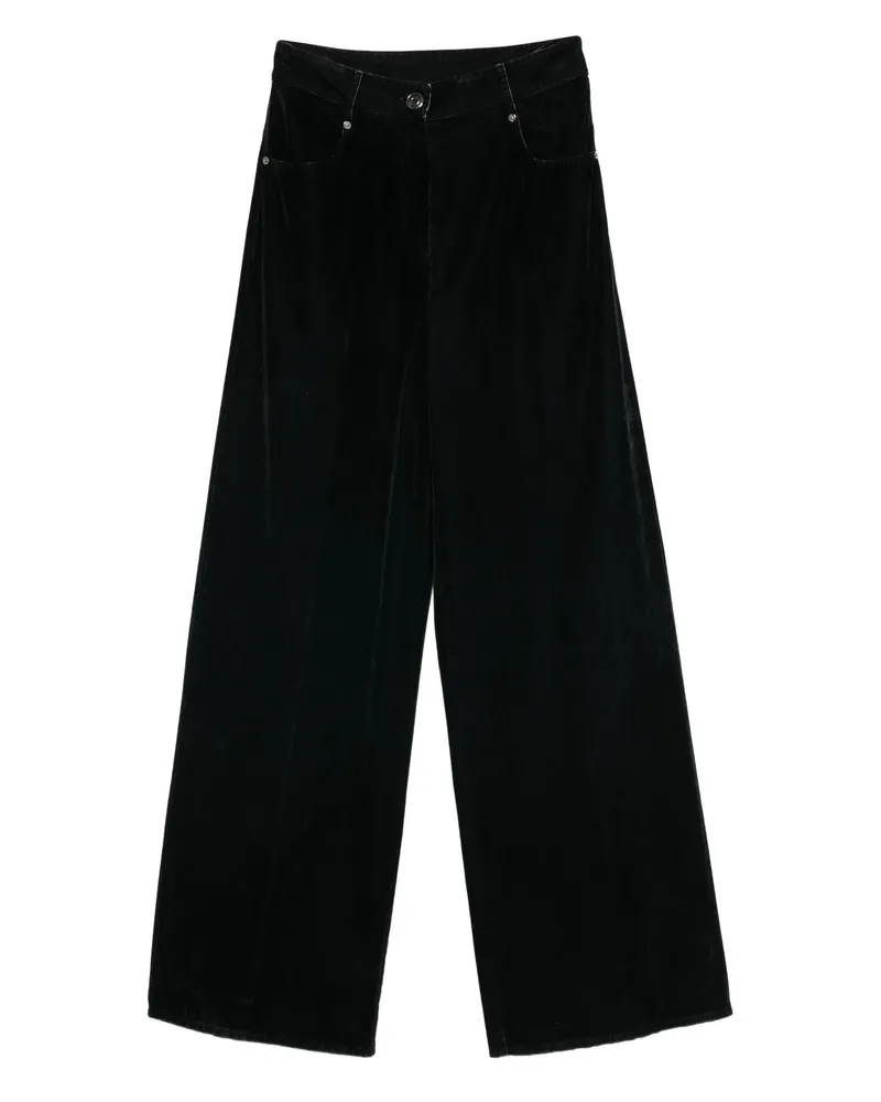 forte_forte Starke Forte-Hose aus geflockter Baumwolle mit 5 Taschen 