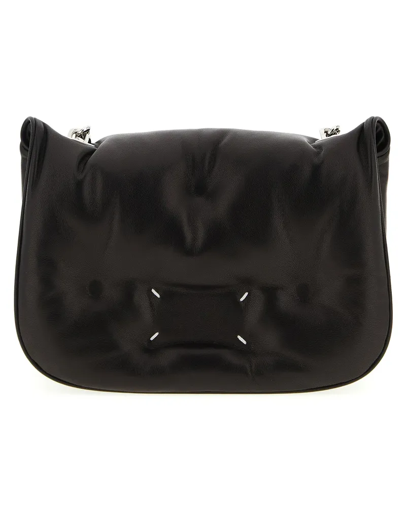 Maison Margiela Umhängetasche „Glam Slam Flap Black