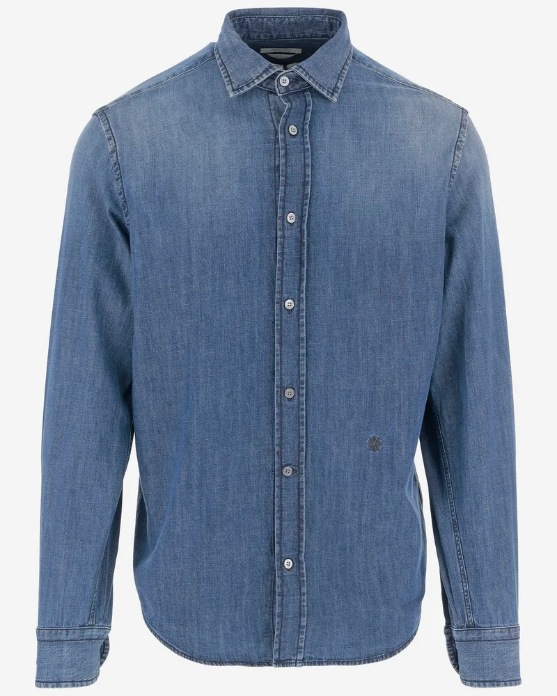 Jacob Cohën Baumwollhemd Denim