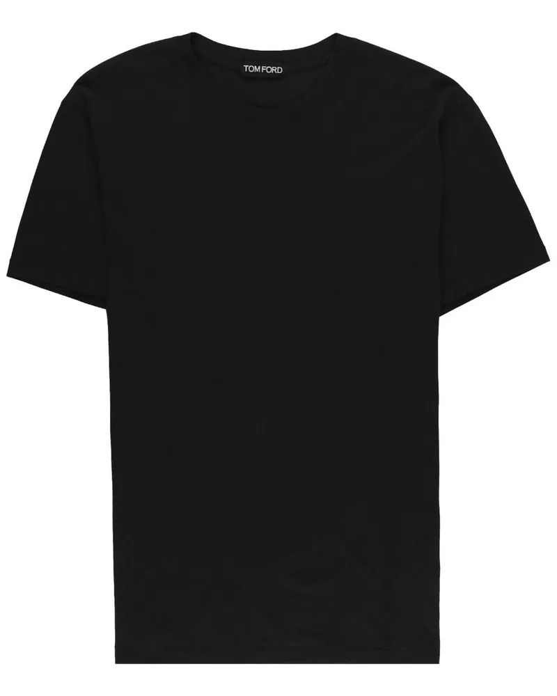 Tom Ford T-Shirt aus Baumwollmischung Black