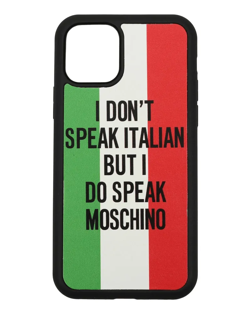 Moschino I Handyhülle für I Phone 11 Pro Herrens Polyurethan mehrfarbig -