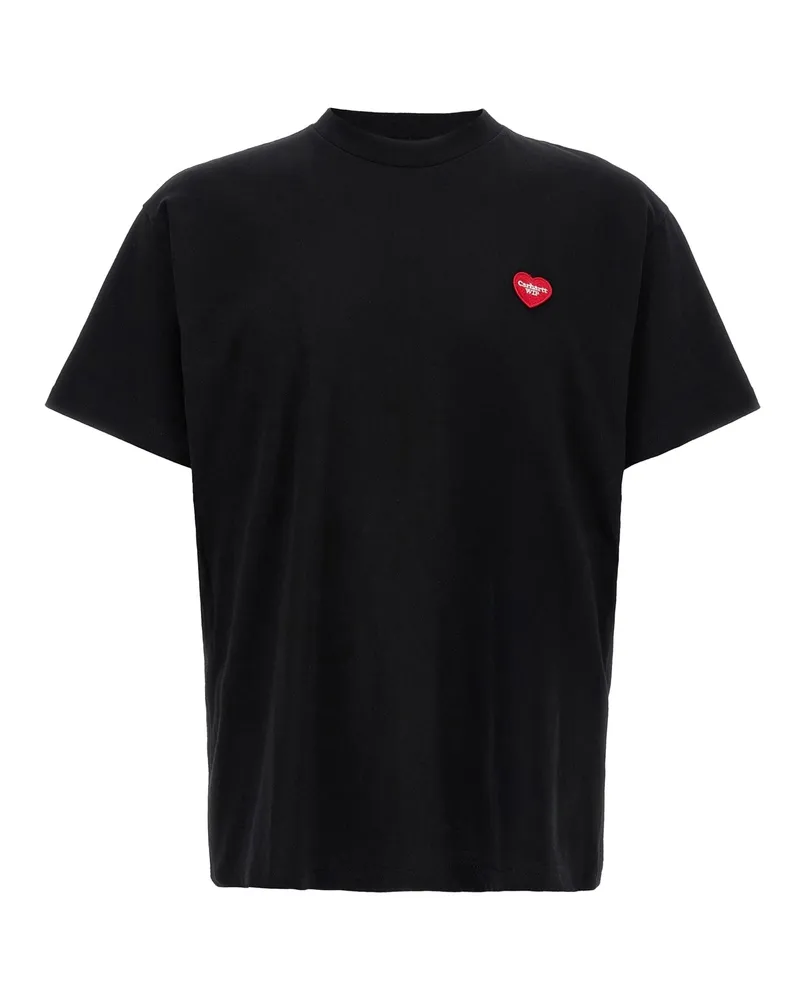 Carhartt WIP T -Shirt S/S Herz II Hartt Nera Black