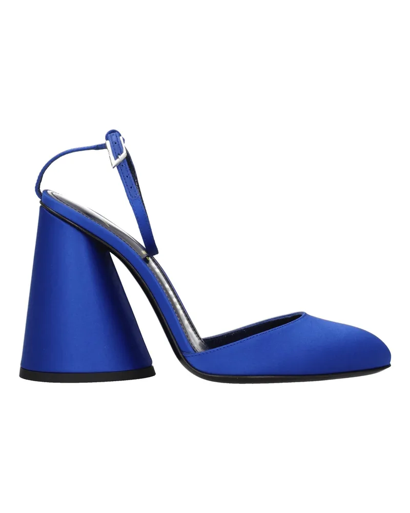 ATTICO Die Attico-Frauens Sandalen Satinblau/Kobalt -