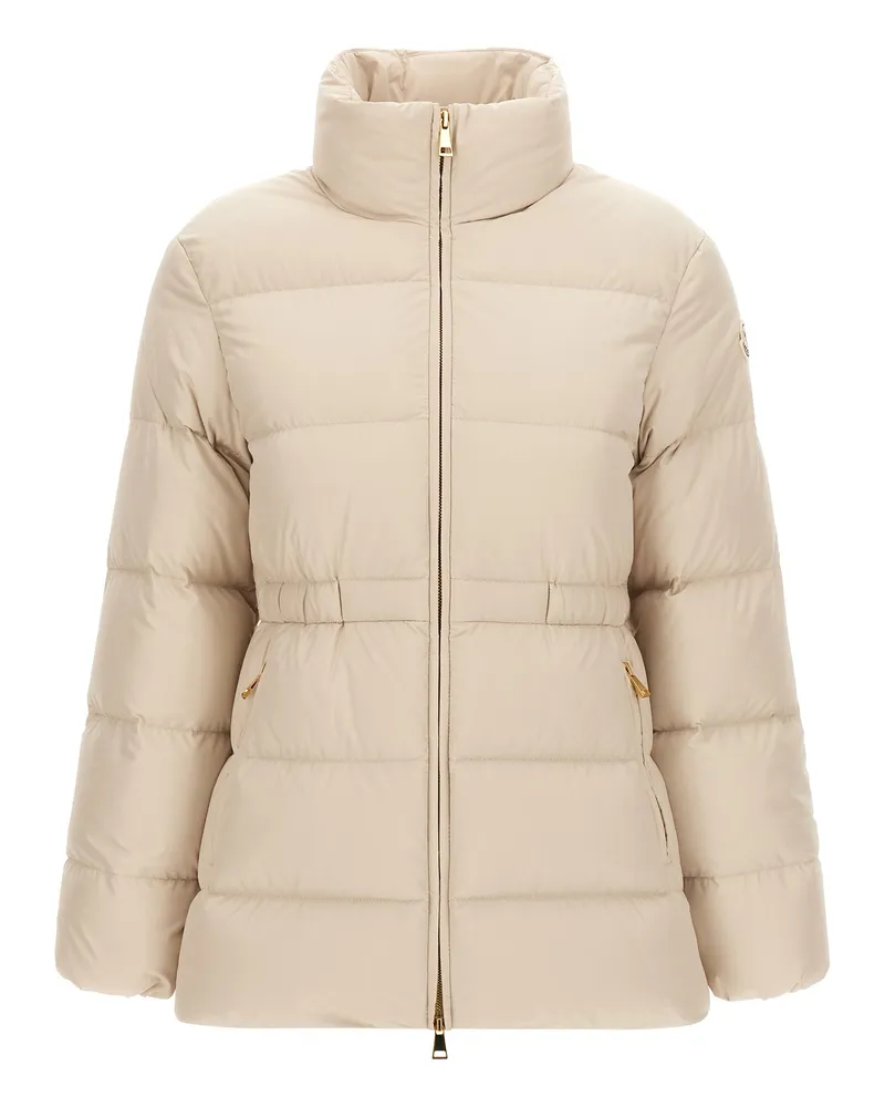 Moncler Brossette' Down Jacke Beige