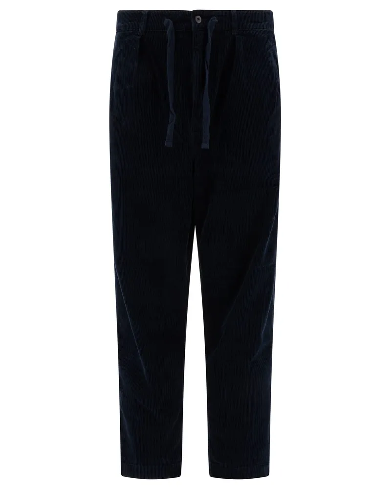 Ralph Lauren Plissierte Cordhose Blue