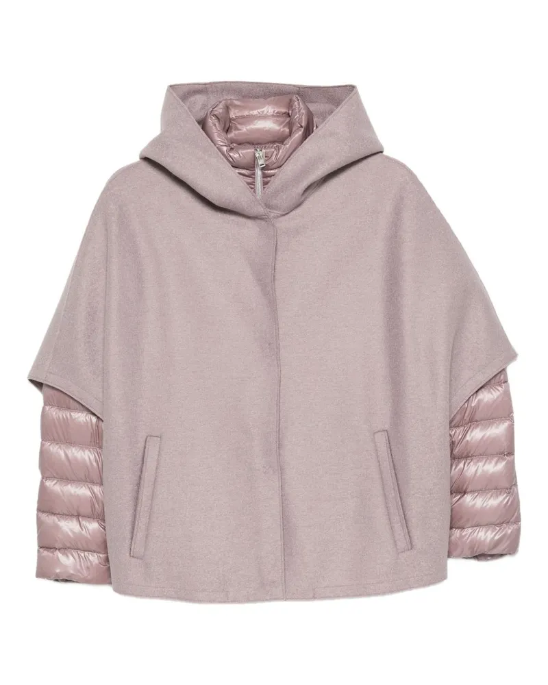 Herno mit Kapuzepufferjacke Pink