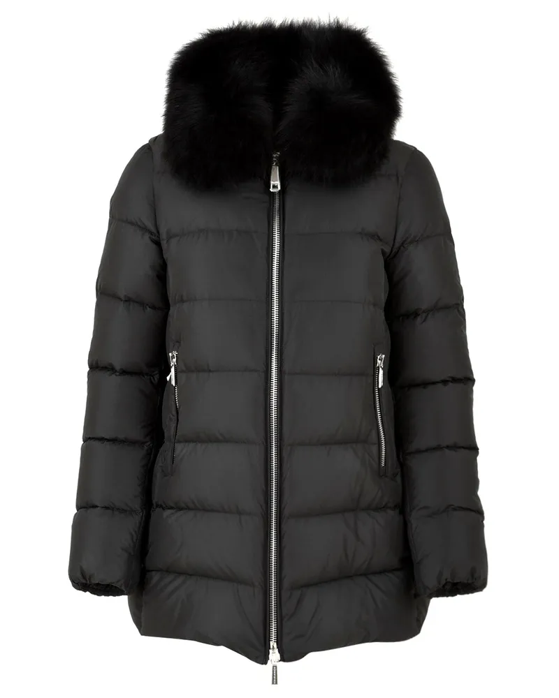 MOORER Mäntel schwarz Black