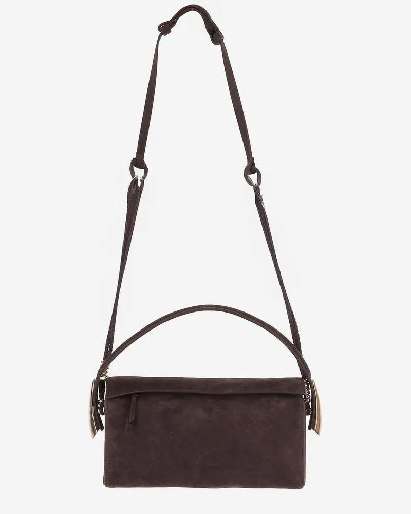 Benedetta Bruzziches elif Wildledertasche Brown