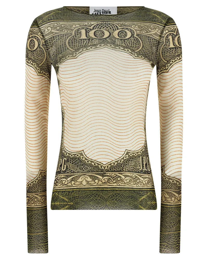 Jean Paul Gaultier Re Edition The Green Cartouche“ Oberteil Multicolor