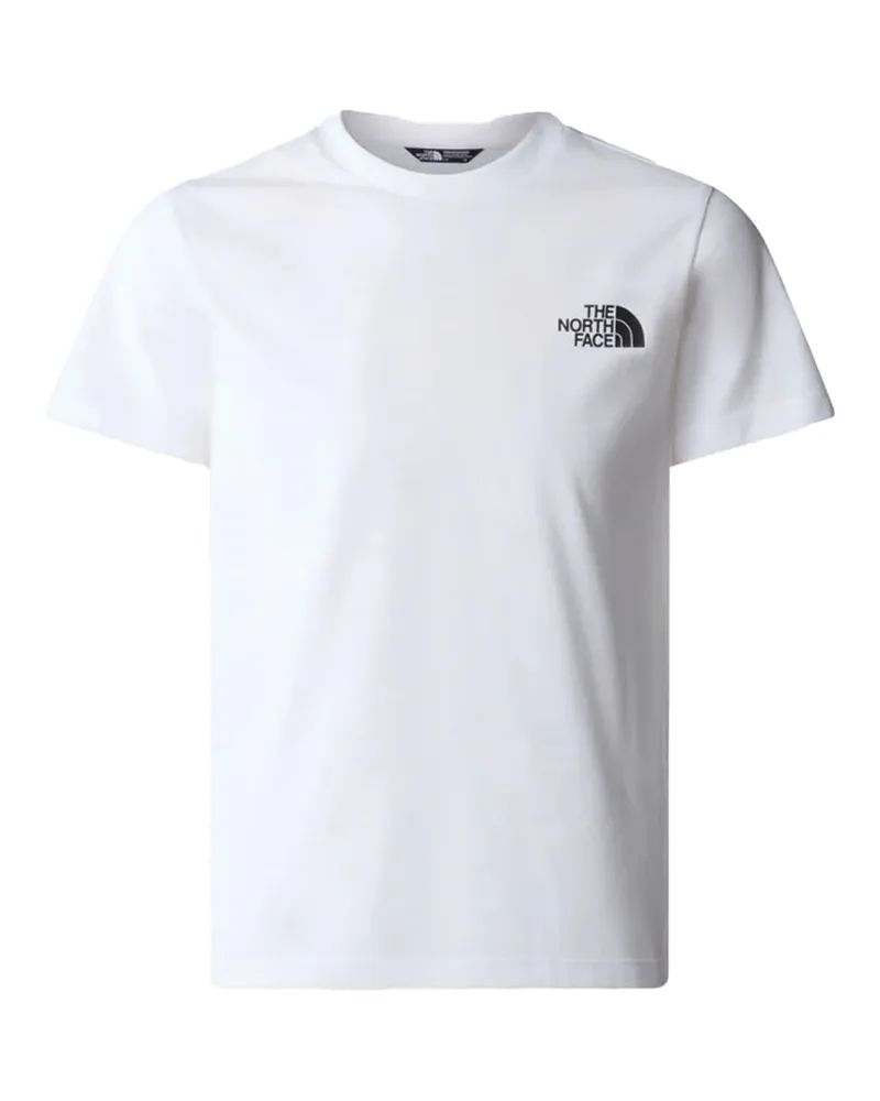 The North Face Das Nordflächen -T -Shirt mit Logo White