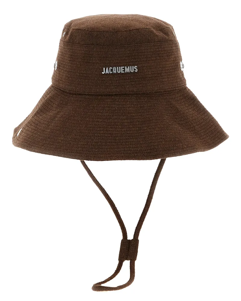 Jacquemus Fischerhut „Le Bob De Nîmes Brown
