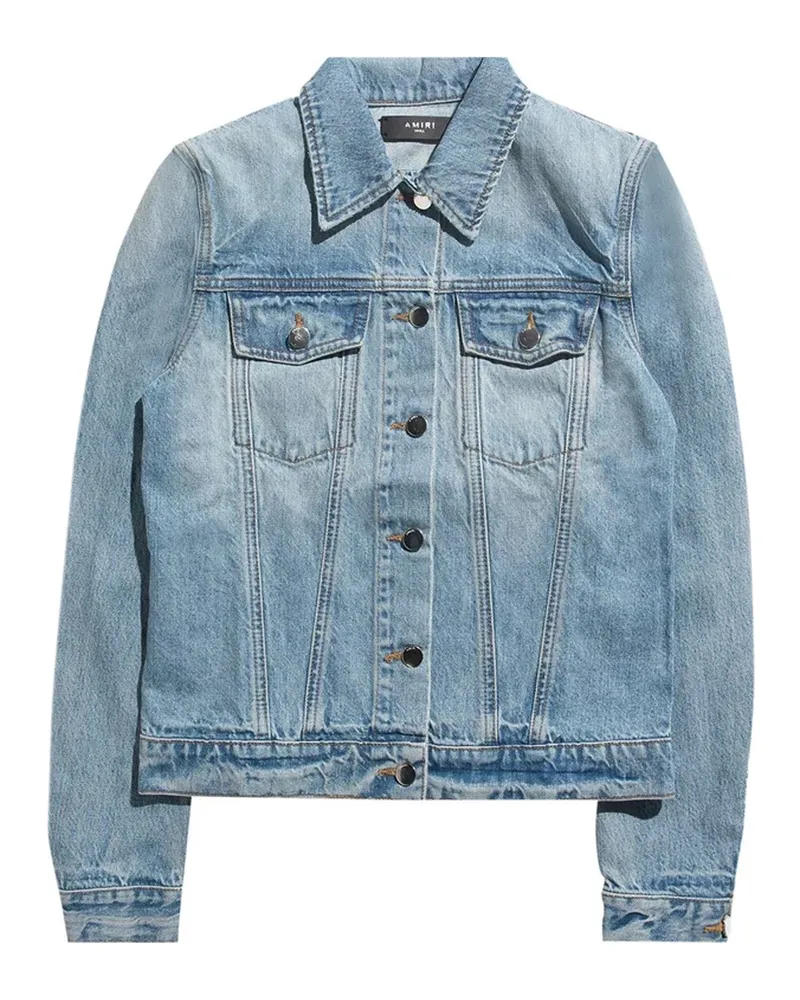Amiri Denim Jacke Blau